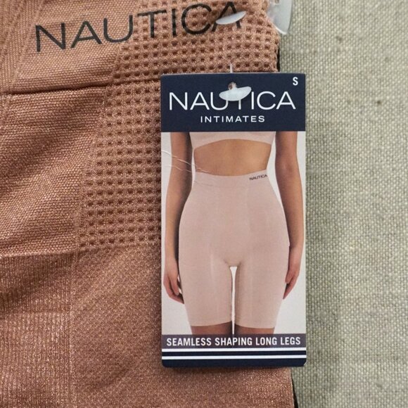 Nautica Intimates Rose and Black 2 Pair Tummy and Thigh Shaper Women’s Small - Picture 4 of 6